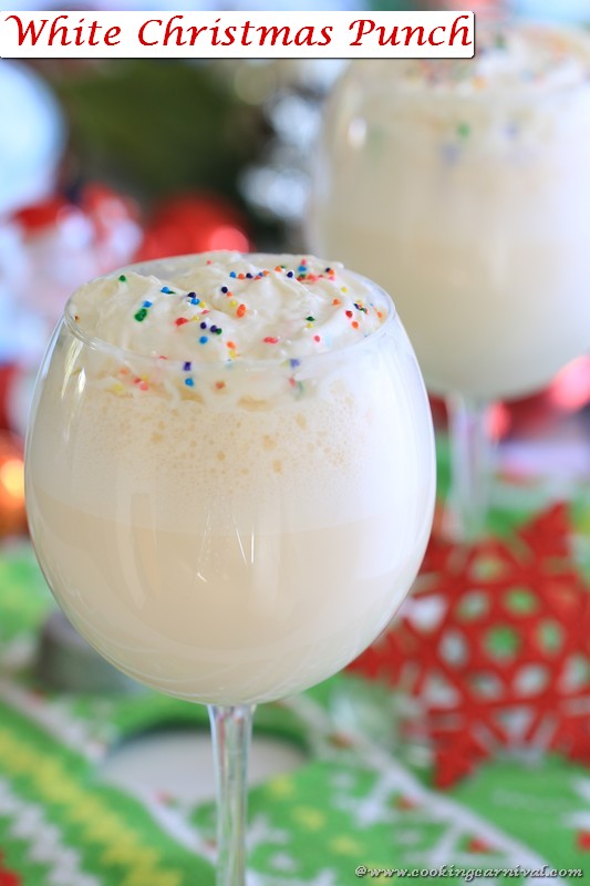 White Christmas Punch Recipe By Dhwani Mehta With Video