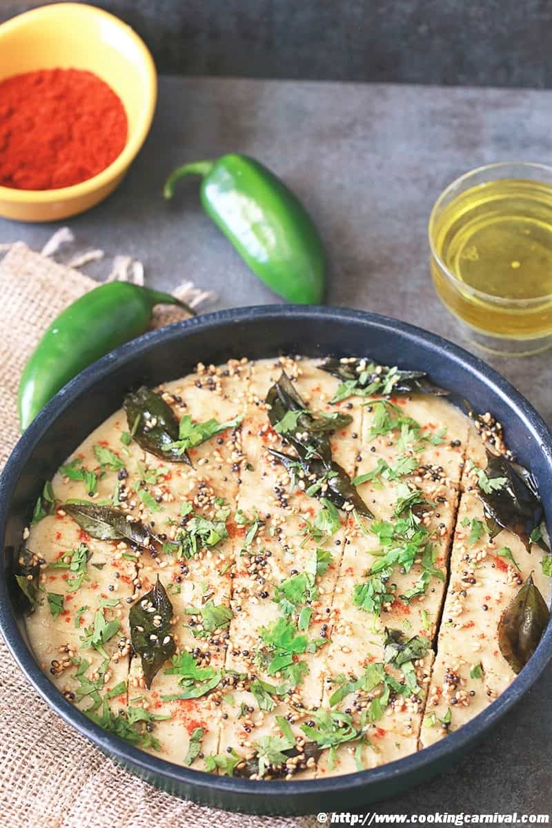 Quinoa Oats And Lentil Dhokla