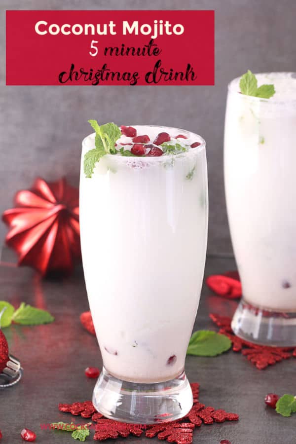 Coconut Mojito / christmas drink / party drink