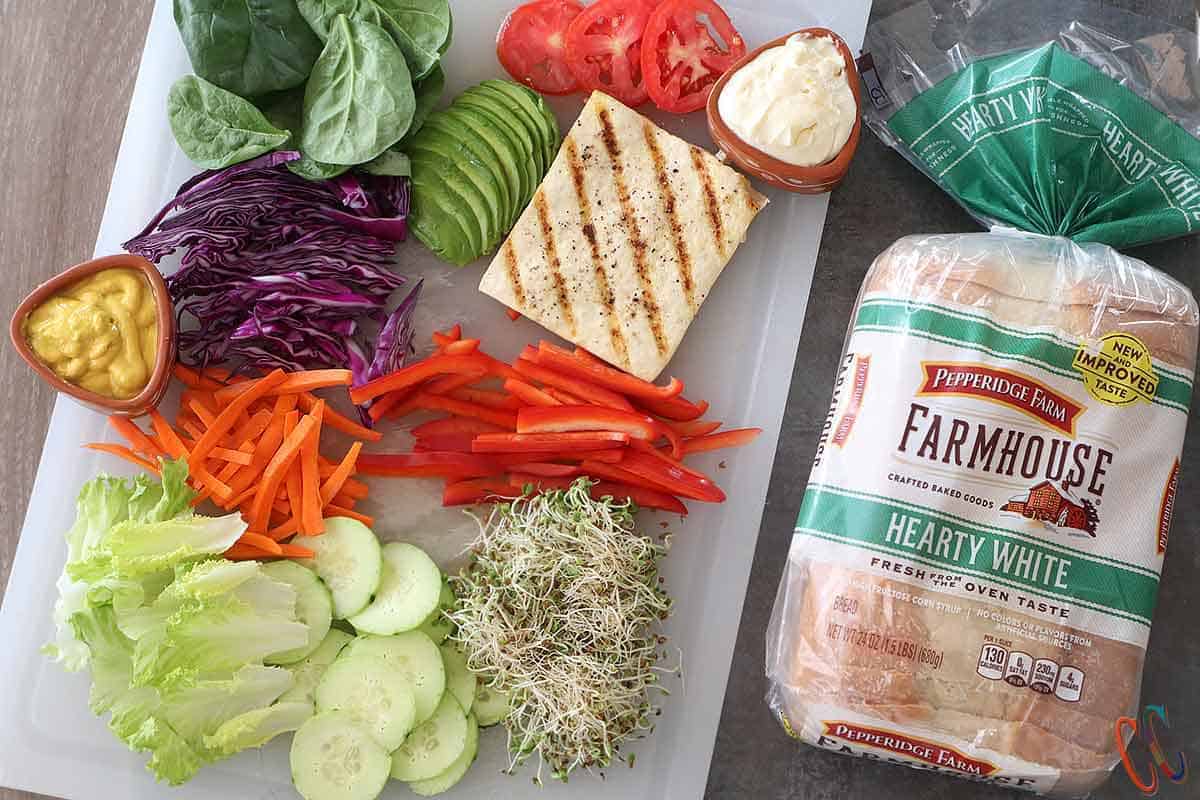 Ultimate Vegetable jumbo Sandwich