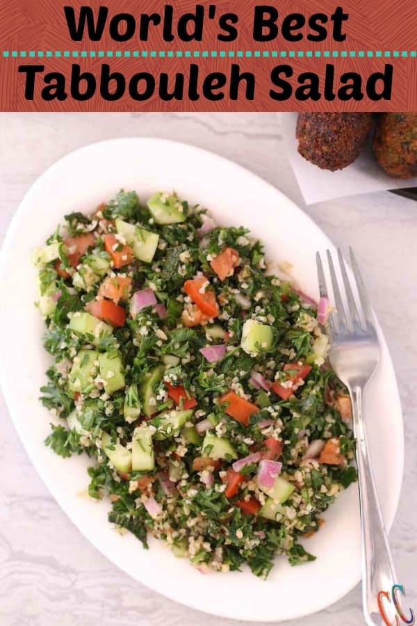 Classic Homemade Tabouli Salad / Tabbouleh Salad / tabouleh / Parsley Salad