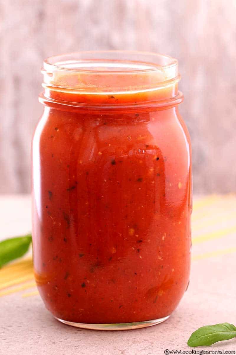 Instant Pot Marinara Sauce, how to make marinara sauce in pressure cooker, Stove top marinara sauce, vegan marinara sauce