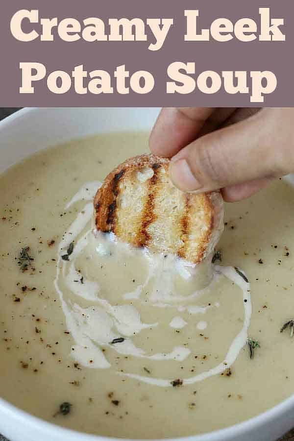 Instant Pot Potato and Leek Soup