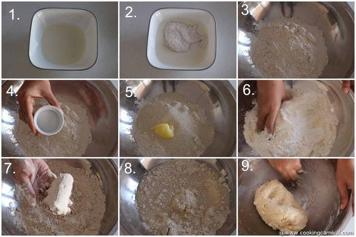 Step by step process for making Shankarpali 1