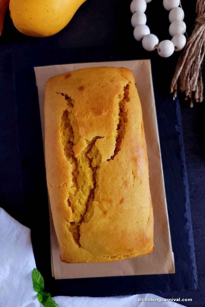 Eggless Mango cake loaf