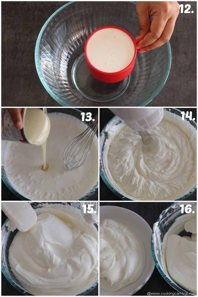 Making ice cream base without machine