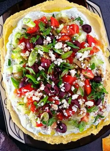 7 layer greek dip from top