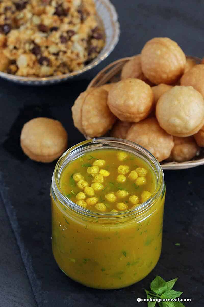 mango flavored pani for pani puri