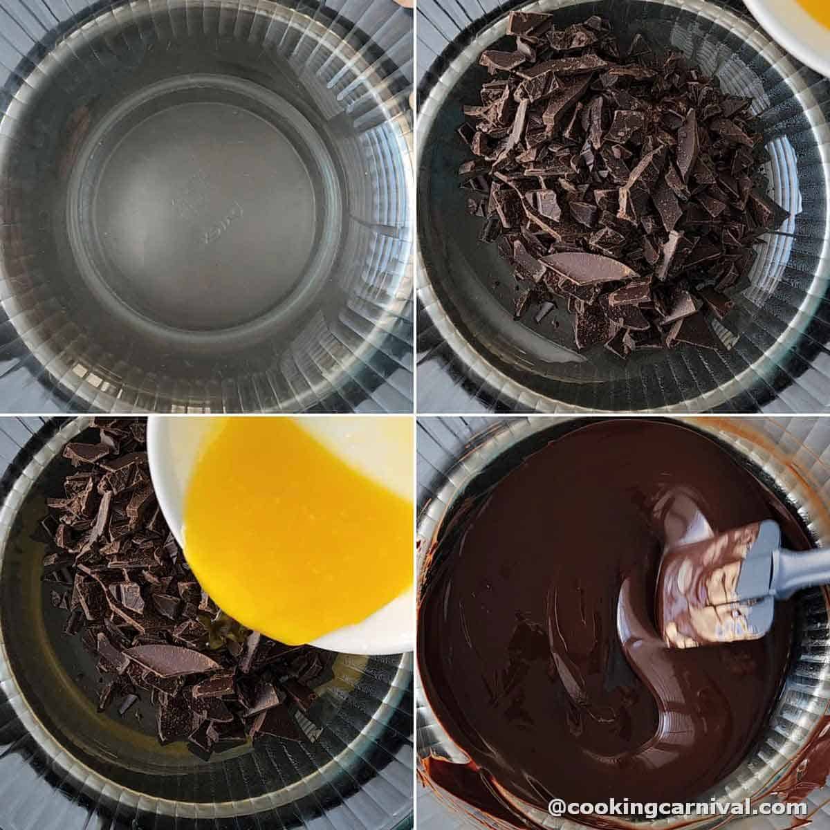 melting chocolate and butter on instant pot double broiler method