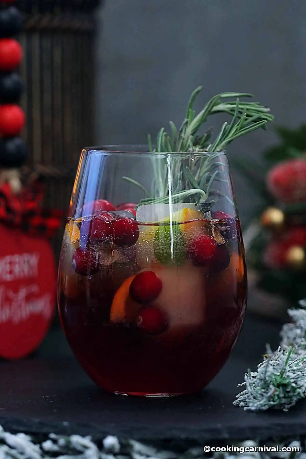 Basil Cranberry Mocktail   Cooking Carnival - 76