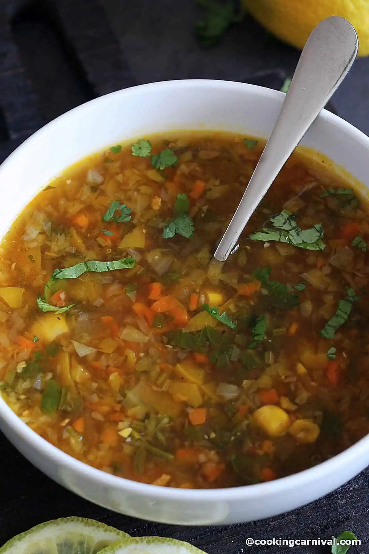 The Perfect Soup Recipe for a Cozy Night  Lemon Coriander Soup   Cooking Carnival - 36
