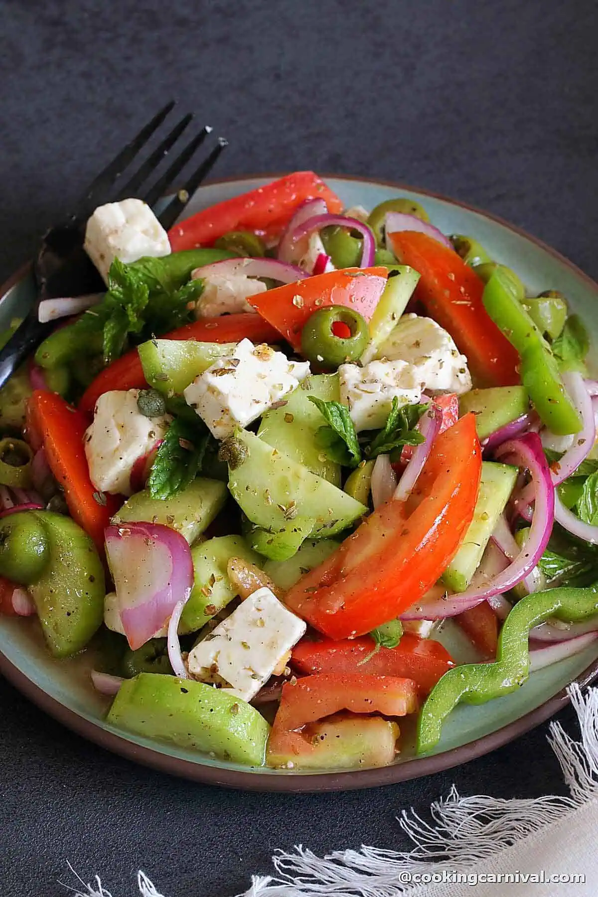 Greek Peasant Salad   Cooking Carnival - 40