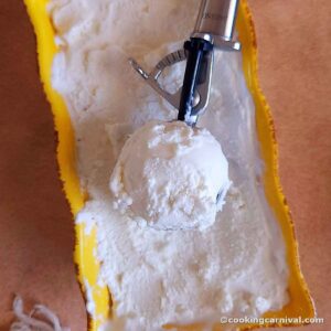Thai coconut ice-cream