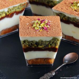 Dubai Chocolate pistachio kataifi tiramisu