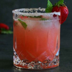 strawberry lychee fizz