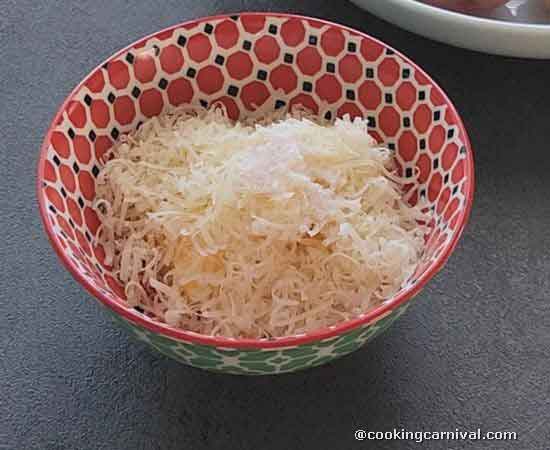 parmesan cheese, butter, garlic and salt in a bowl.