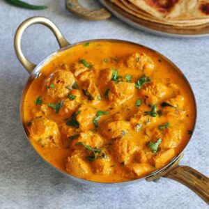 Methi Soya Chunkd Curry.
