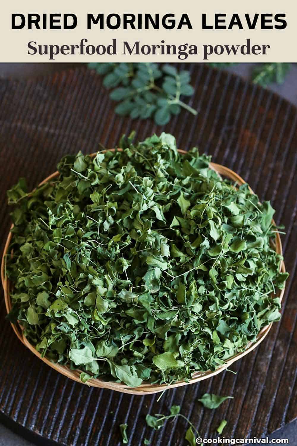 How to Dry Moringa Leaves For Homemade Moringa Powder - Cooking Carnival